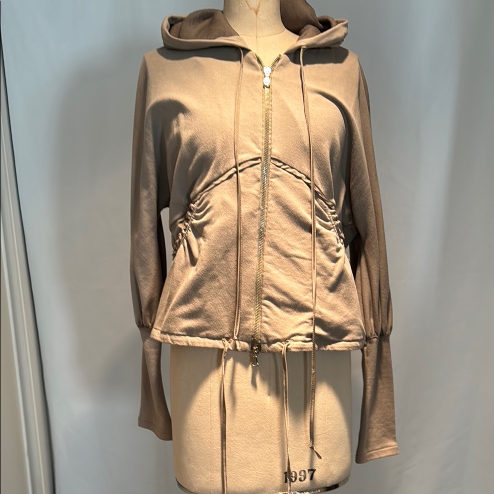 Tan Bomber Jacket